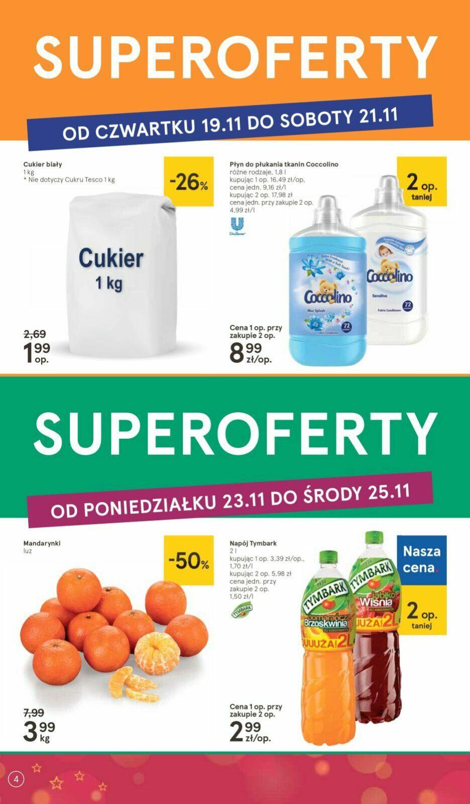 Gazetka promocyjna Tesco do 25/11/2020 str.4