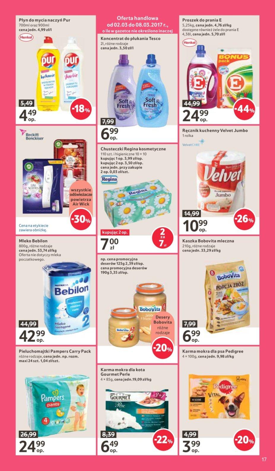 Gazetka promocyjna Tesco do 08/03/2017 str.17