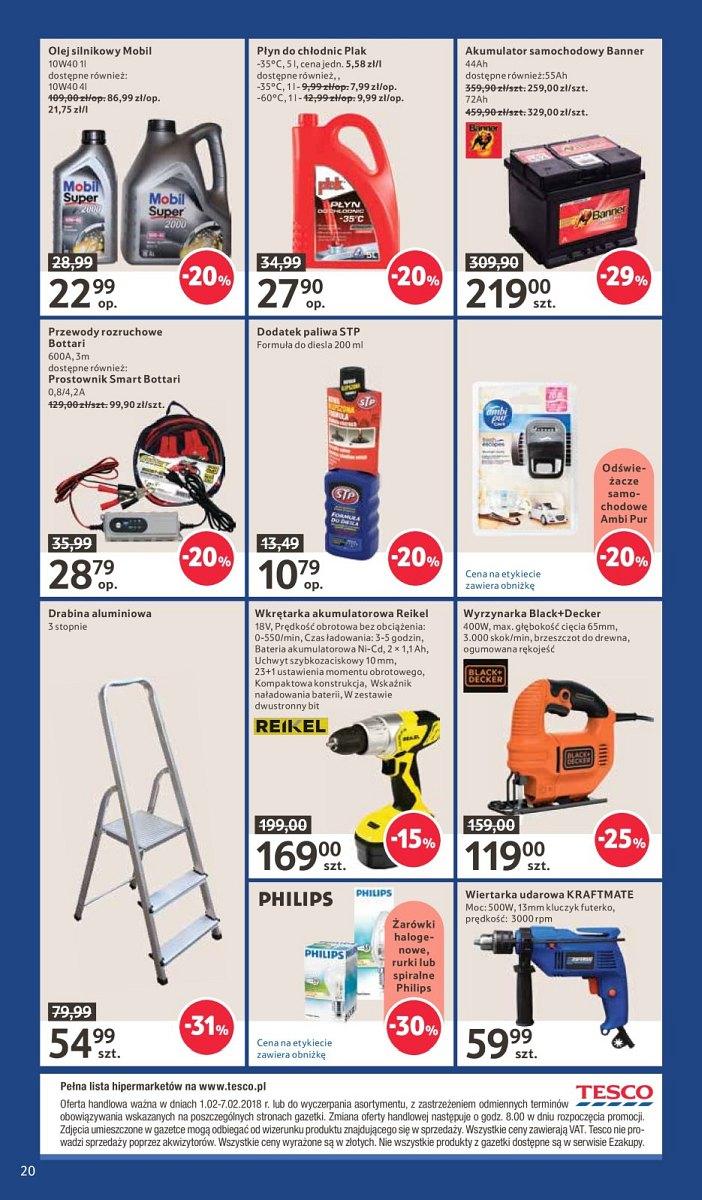 Gazetka promocyjna Tesco do 07/02/2018 str.20