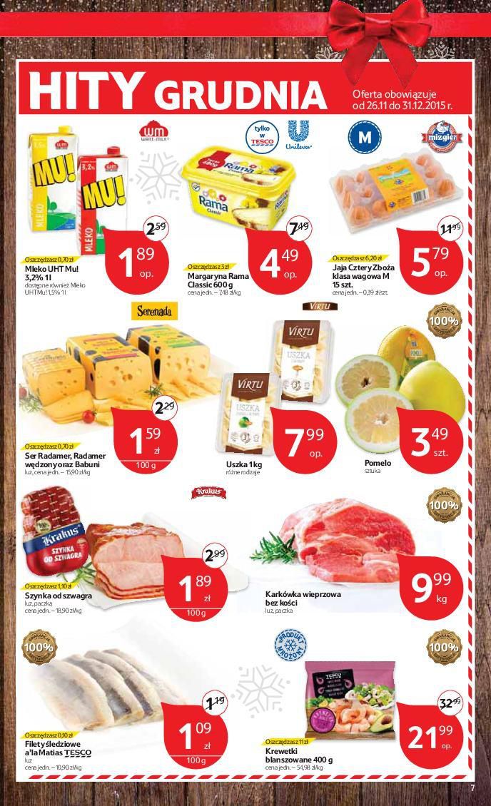 Gazetka promocyjna Tesco do 02/12/2015 str.7