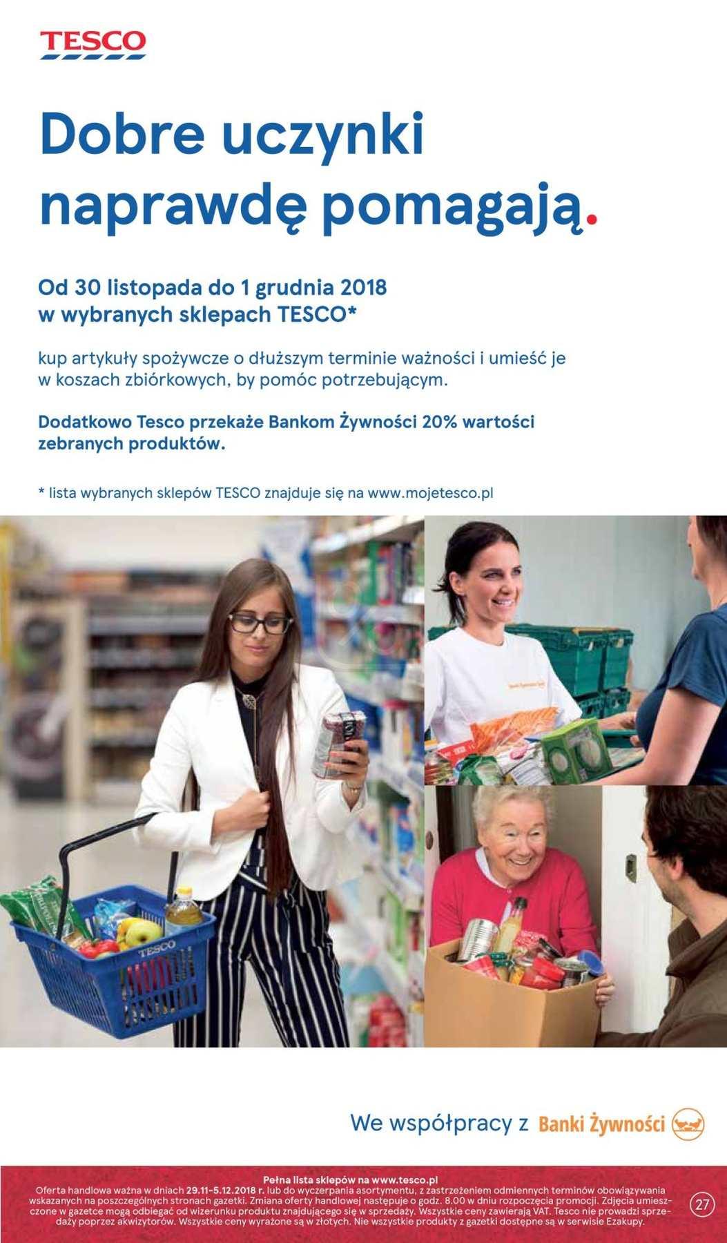 Gazetka promocyjna Tesco do 12/12/2018 str.27