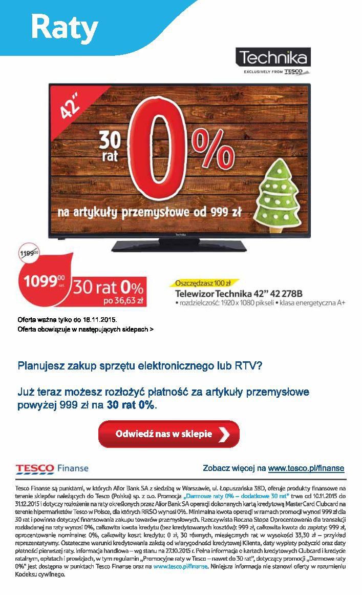 Gazetka promocyjna Tesco do 02/12/2015 str.25