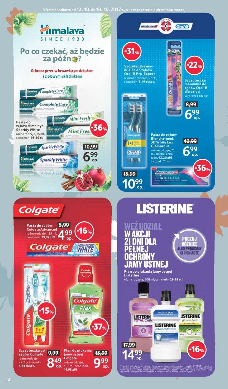 Gazetka promocyjna Tesco do 18/10/2017 str.30