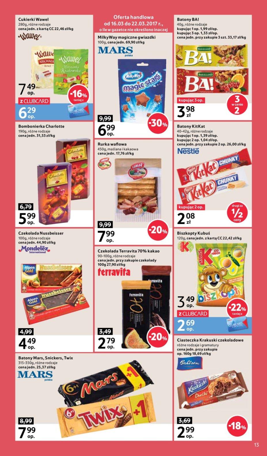 Gazetka promocyjna Tesco do 22/03/2017 str.13