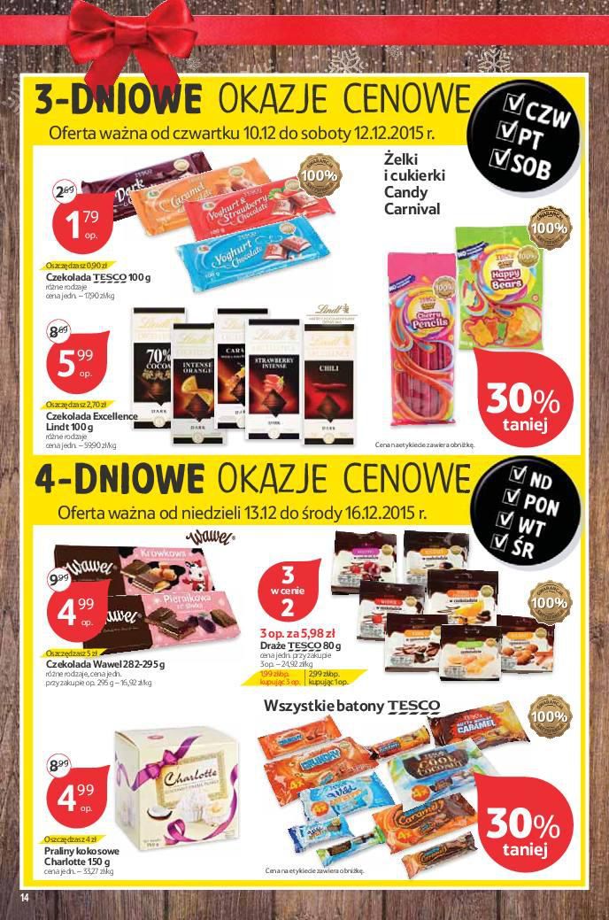 Gazetka promocyjna Tesco do 16/12/2015 str.15