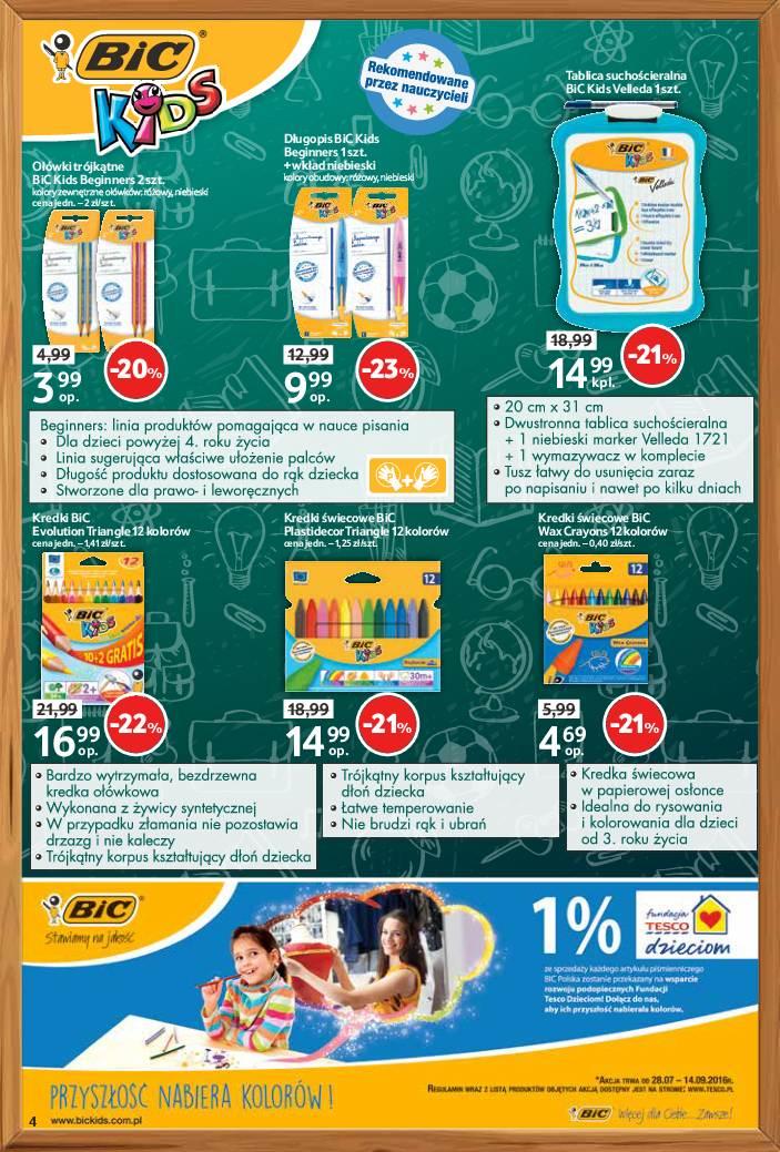 Gazetka promocyjna Tesco do 31/08/2016 str.4