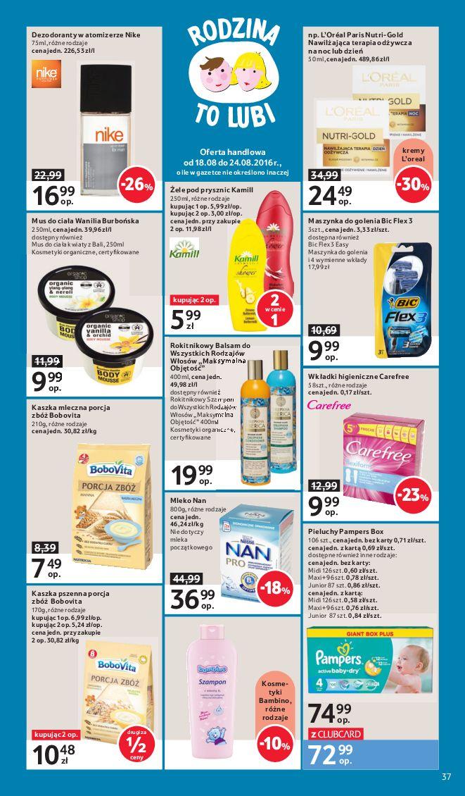 Gazetka promocyjna Tesco do 24/08/2016 str.37