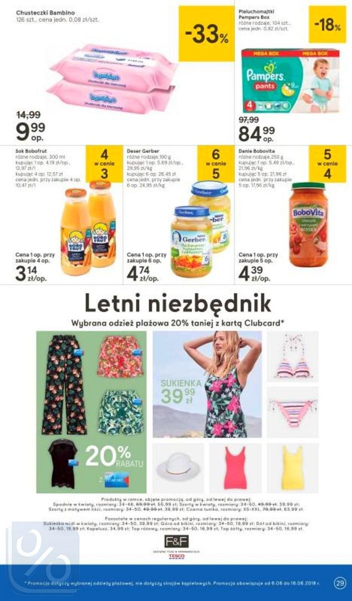 Gazetka promocyjna Tesco do 13/06/2018 str.29