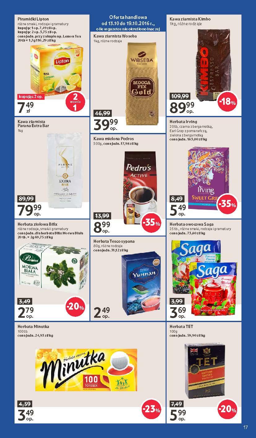 Gazetka promocyjna Tesco do 19/10/2016 str.17