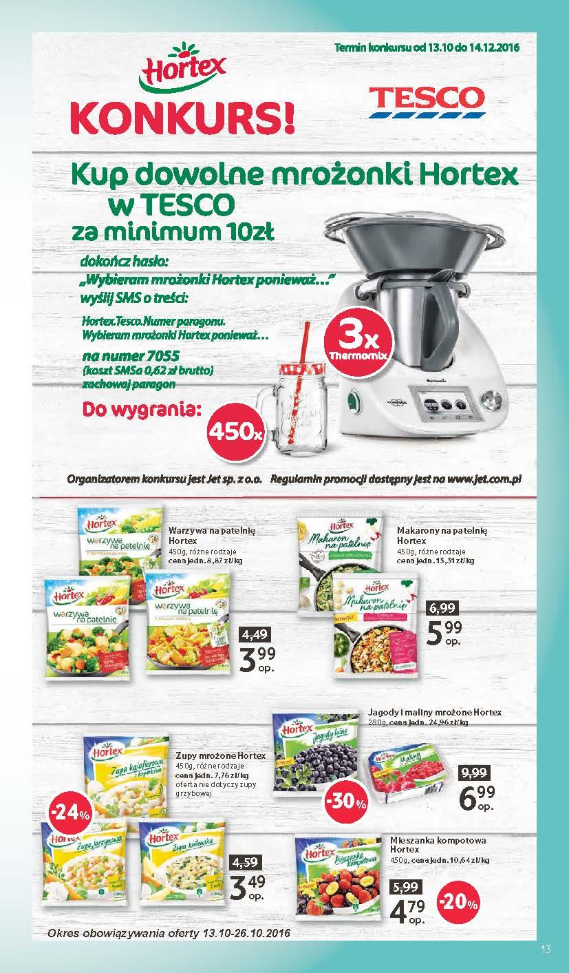 Gazetka promocyjna Tesco do 19/10/2016 str.13