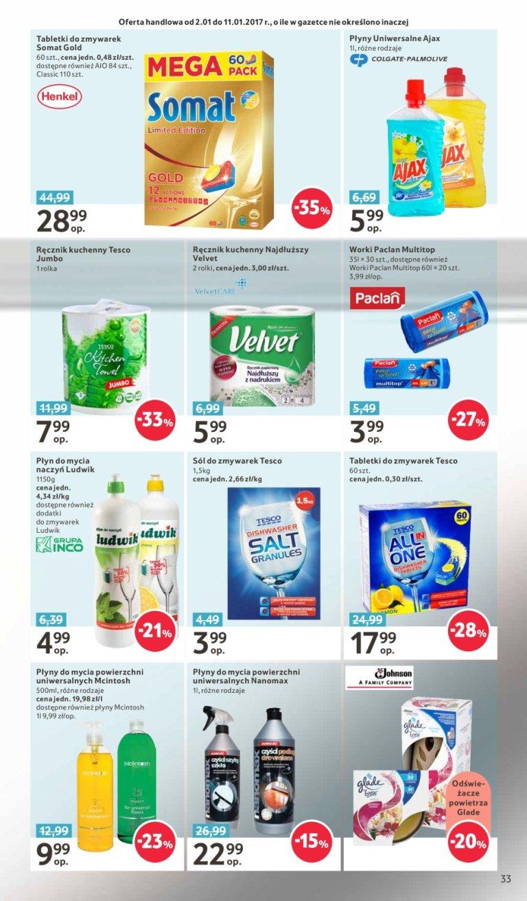 Gazetka promocyjna Tesco do 11/01/2017 str.33