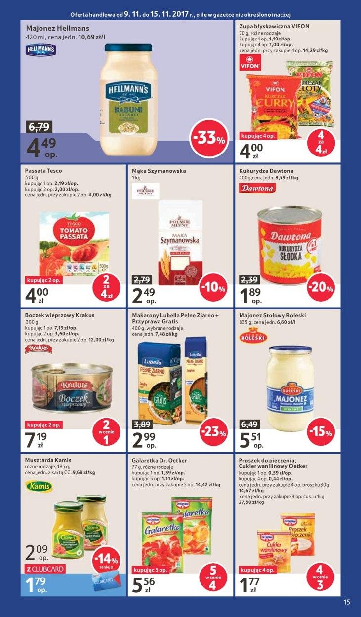 Gazetka promocyjna Tesco do 15/11/2017 str.14