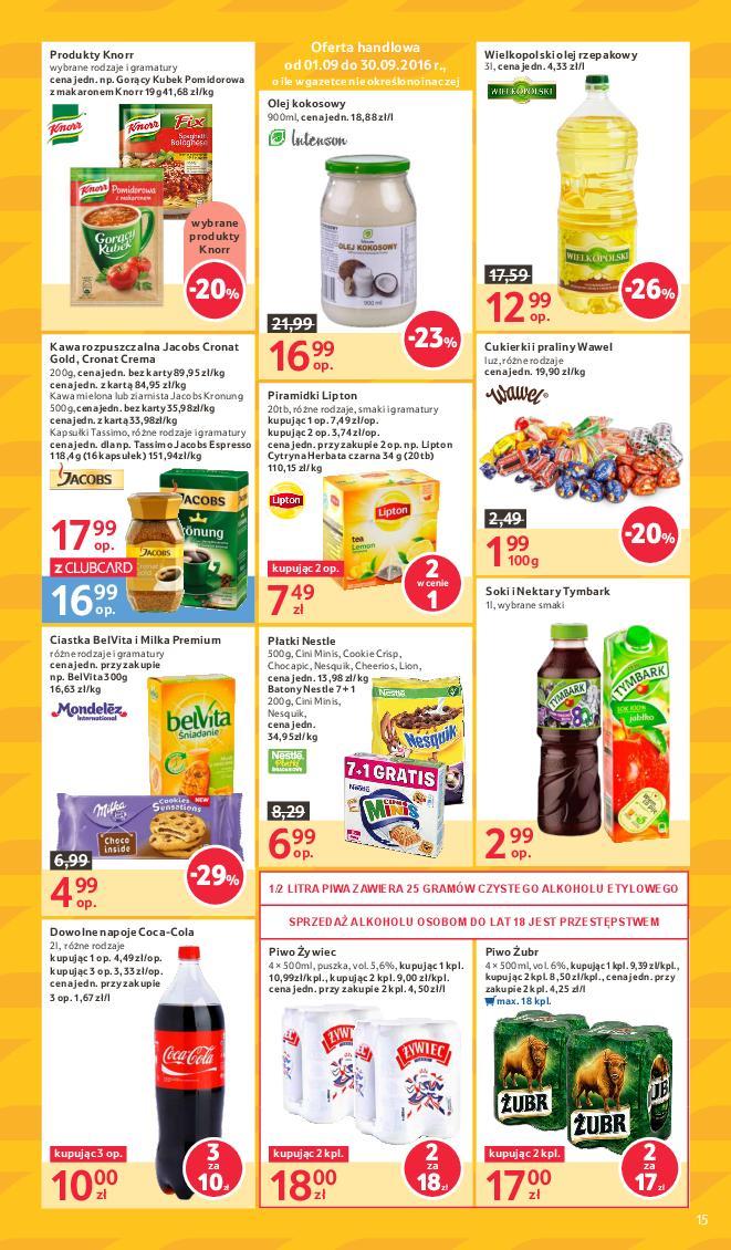 Gazetka promocyjna Tesco do 07/09/2016 str.15