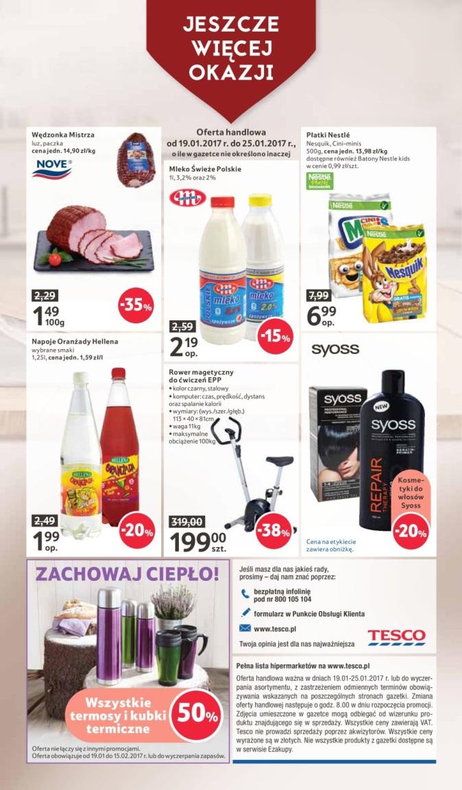 Gazetka promocyjna Tesco do 25/01/2017 str.20