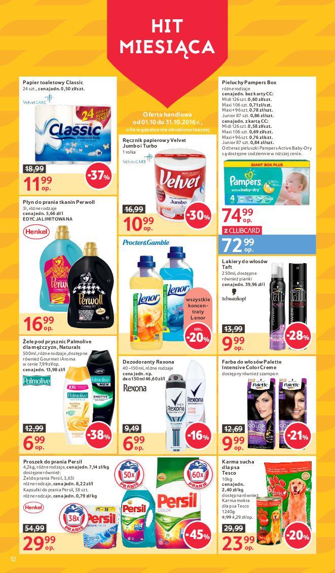 Gazetka promocyjna Tesco do 05/10/2016 str.12