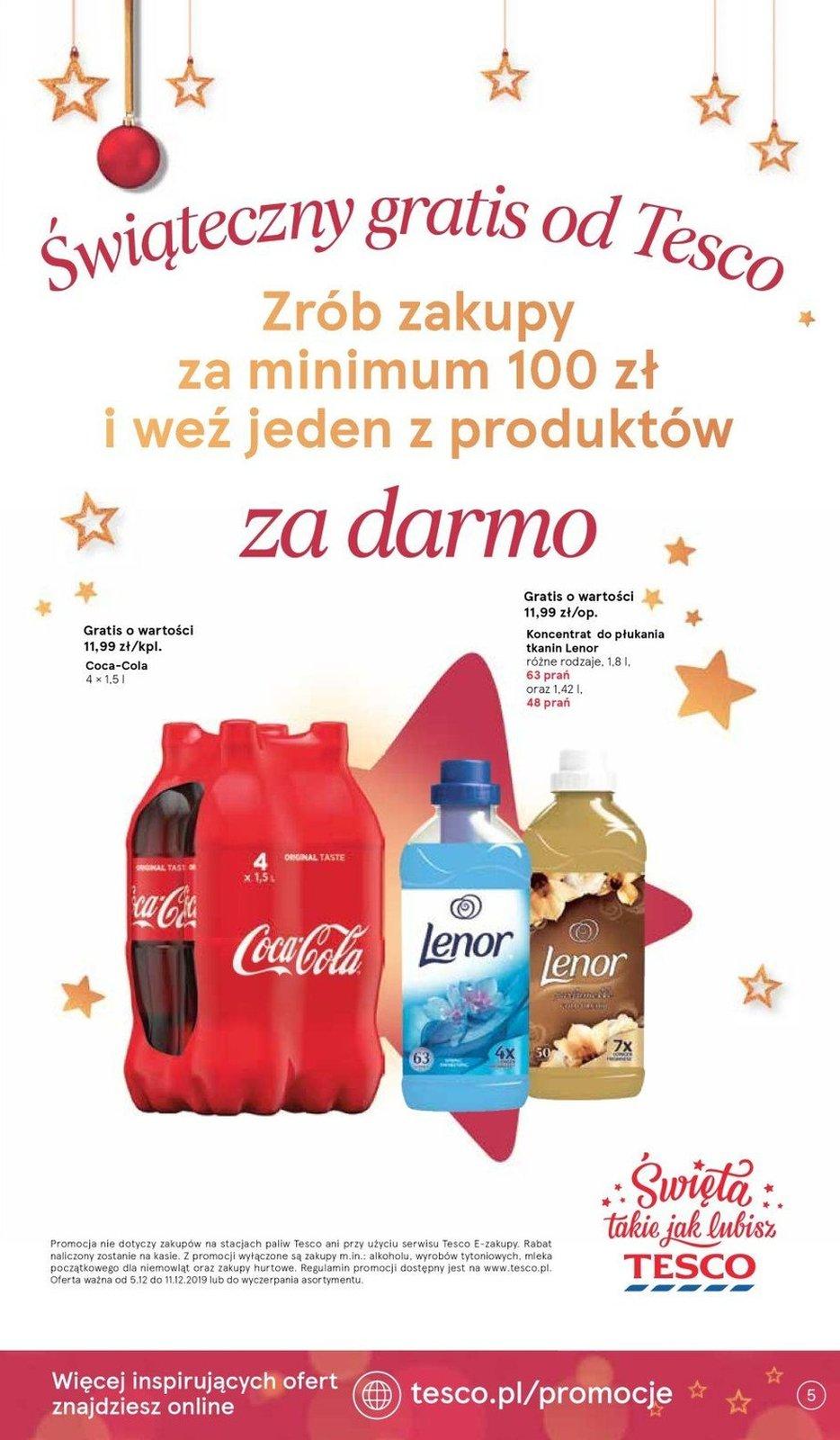 Gazetka promocyjna Tesco do 11/12/2019 str.5