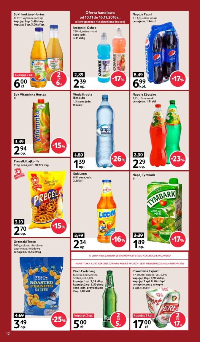 Gazetka promocyjna Tesco do 16/11/2016 str.12