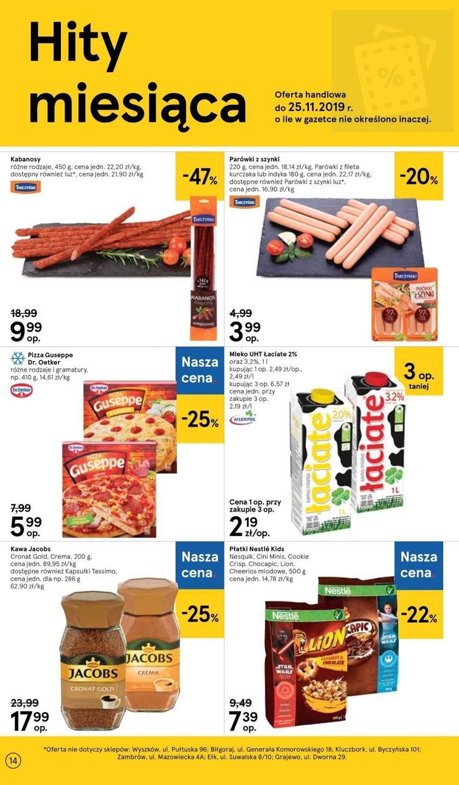 Gazetka promocyjna Tesco do 20/11/2019 str.14