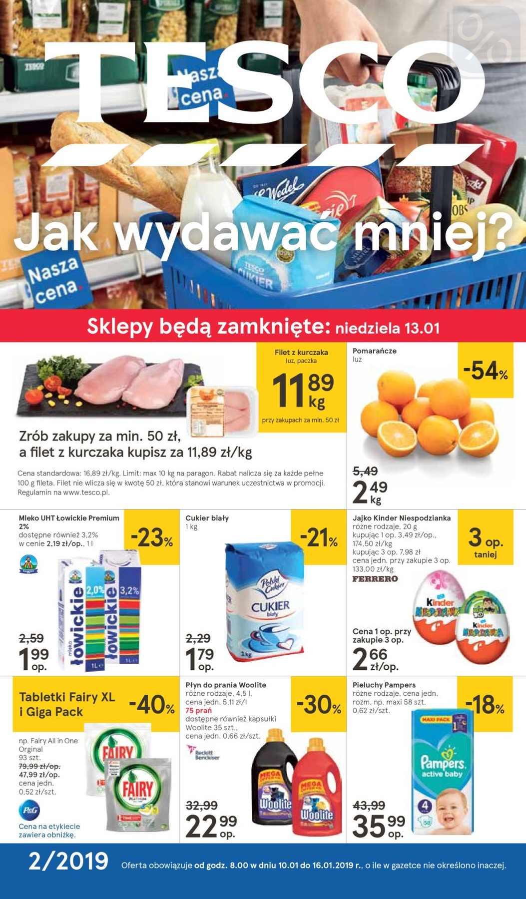 Gazetka promocyjna Tesco do 16/01/2019 str.0