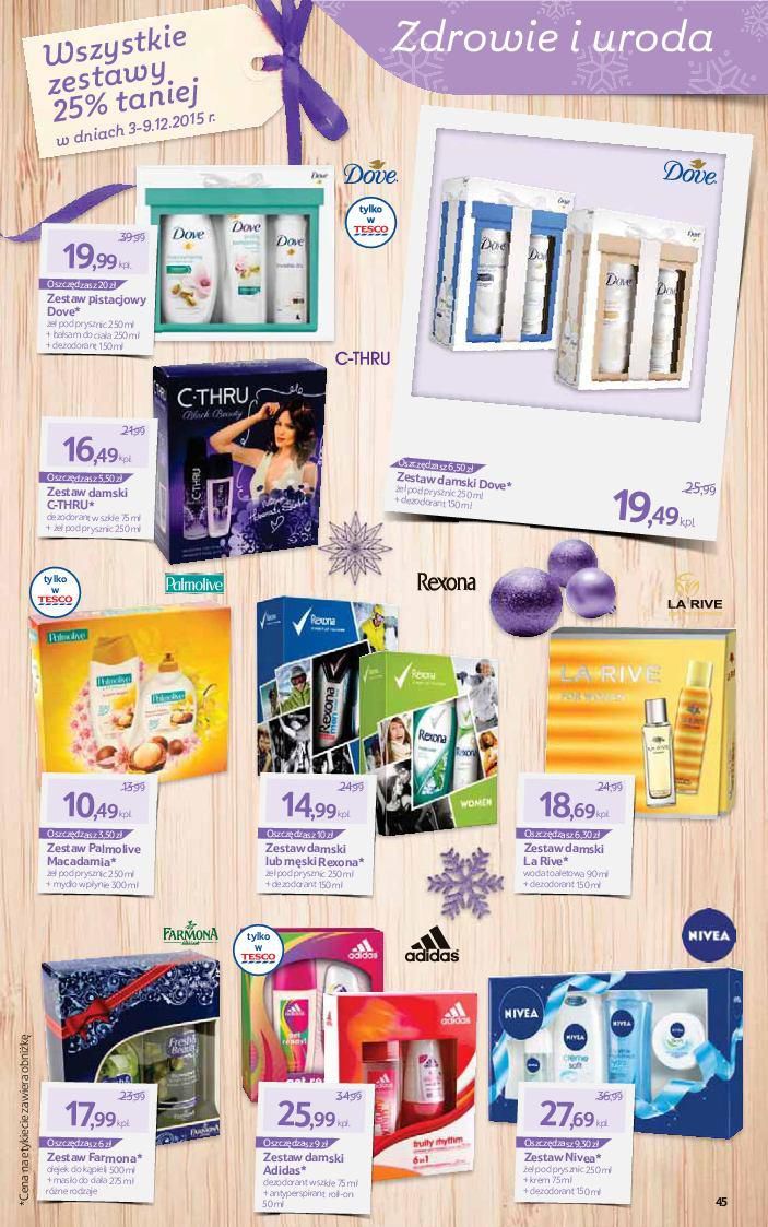 Gazetka promocyjna Tesco do 24/12/2015 str.45