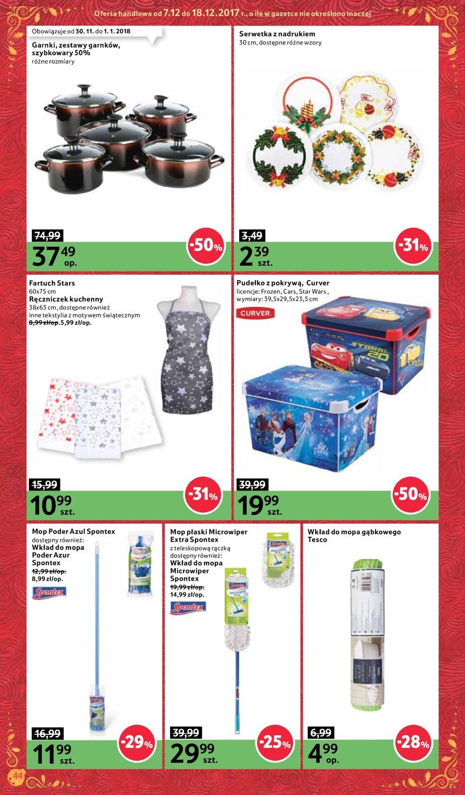 Gazetka promocyjna Tesco do 13/12/2017 str.44