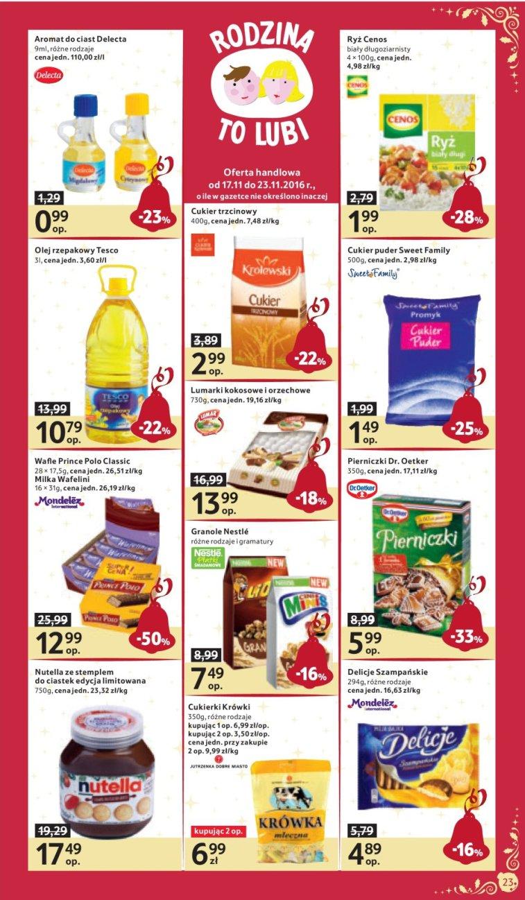 Gazetka promocyjna Tesco do 23/11/2016 str.23