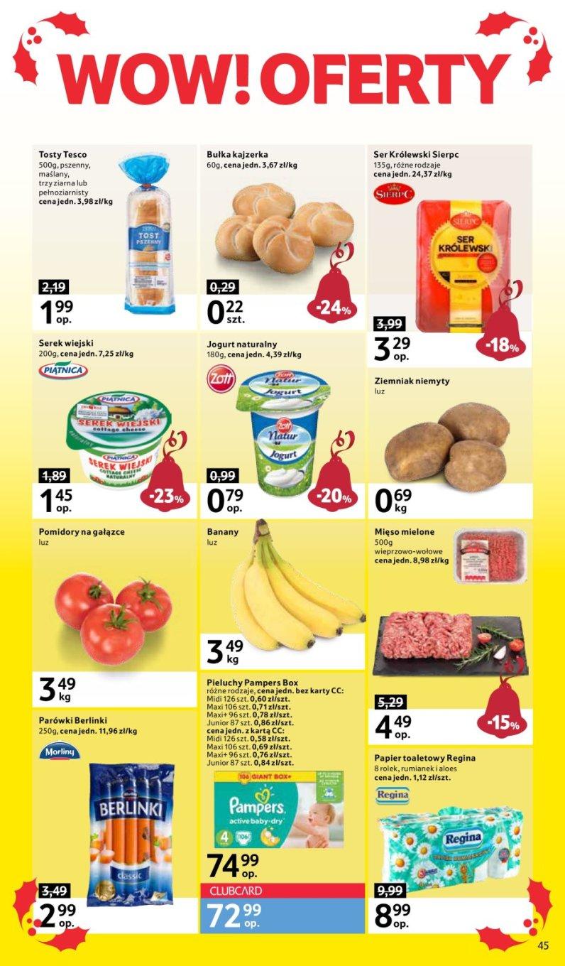 Gazetka promocyjna Tesco do 24/12/2016 str.45