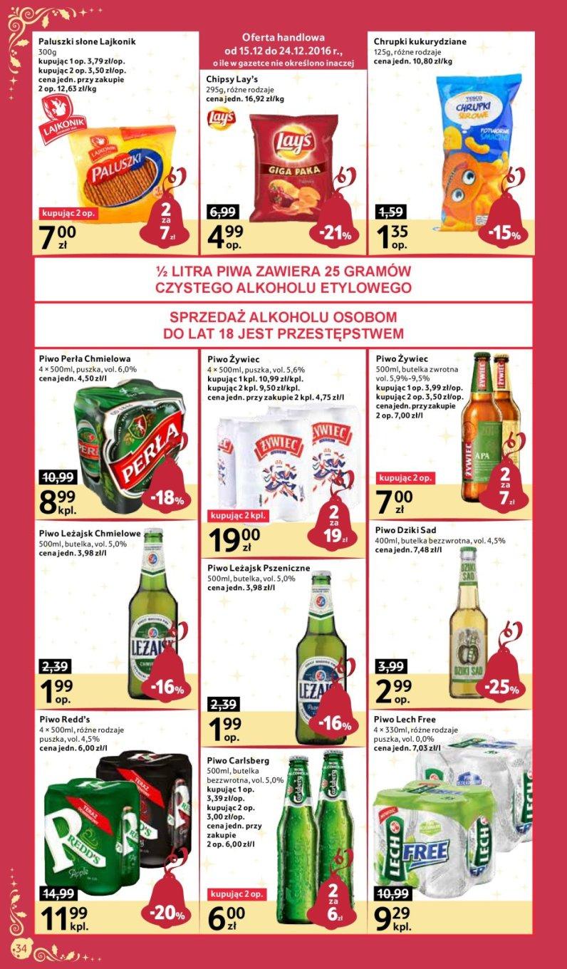 Gazetka promocyjna Tesco do 24/12/2016 str.34