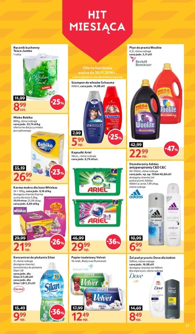 Gazetka promocyjna Tesco do 16/11/2016 str.13