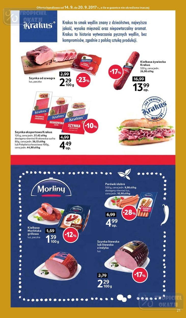 Gazetka promocyjna Tesco do 20/09/2017 str.21