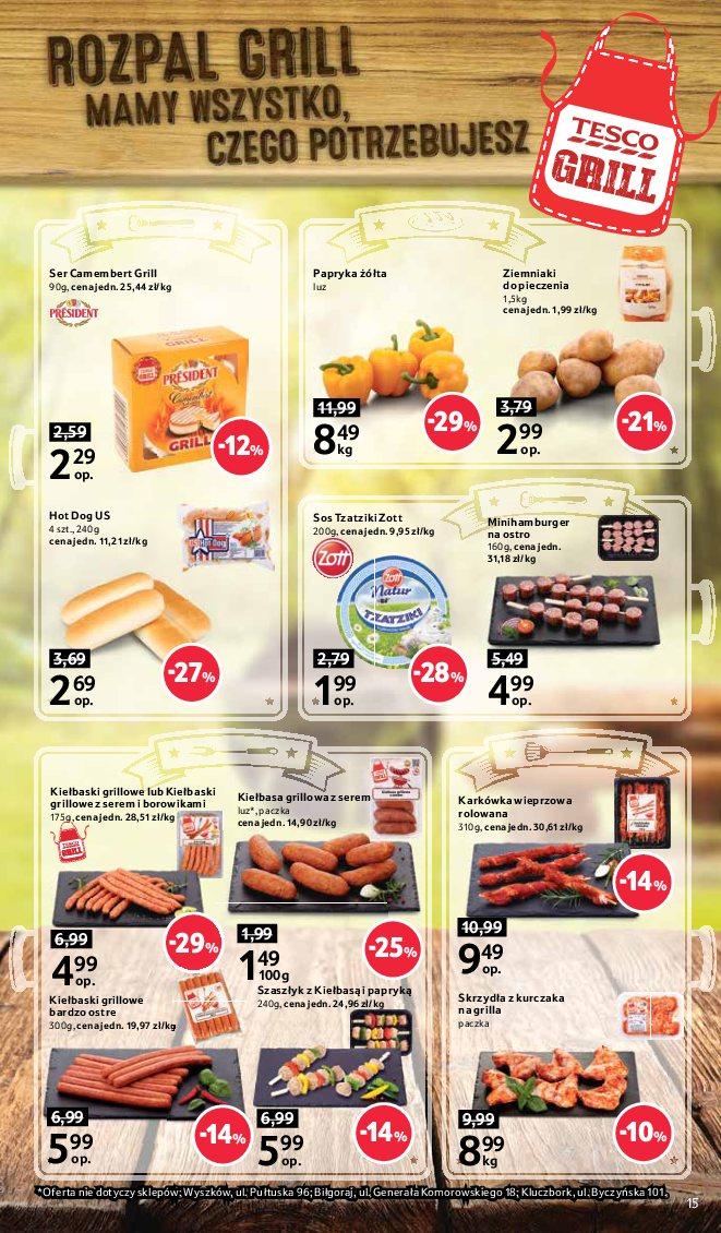 Gazetka promocyjna Tesco do 24/05/2017 str.15