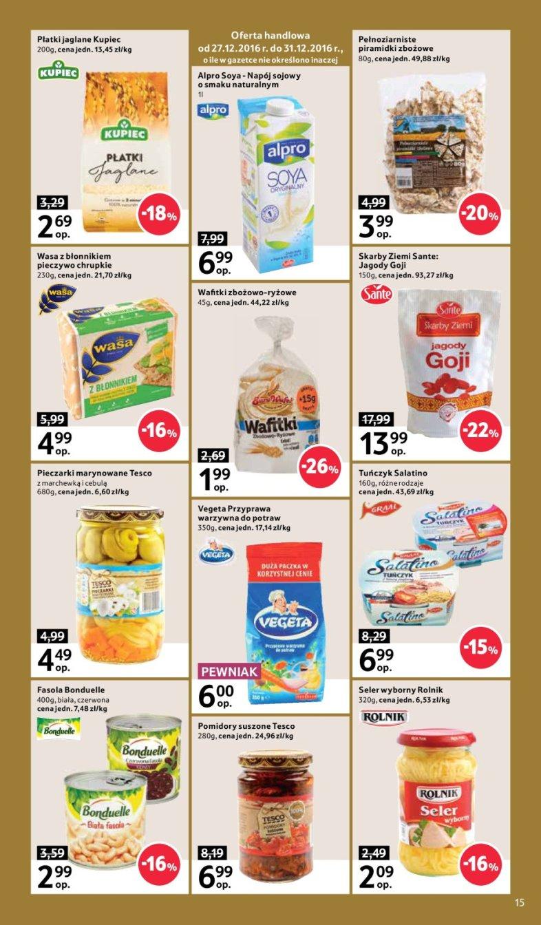 Gazetka promocyjna Tesco do 31/12/2016 str.15