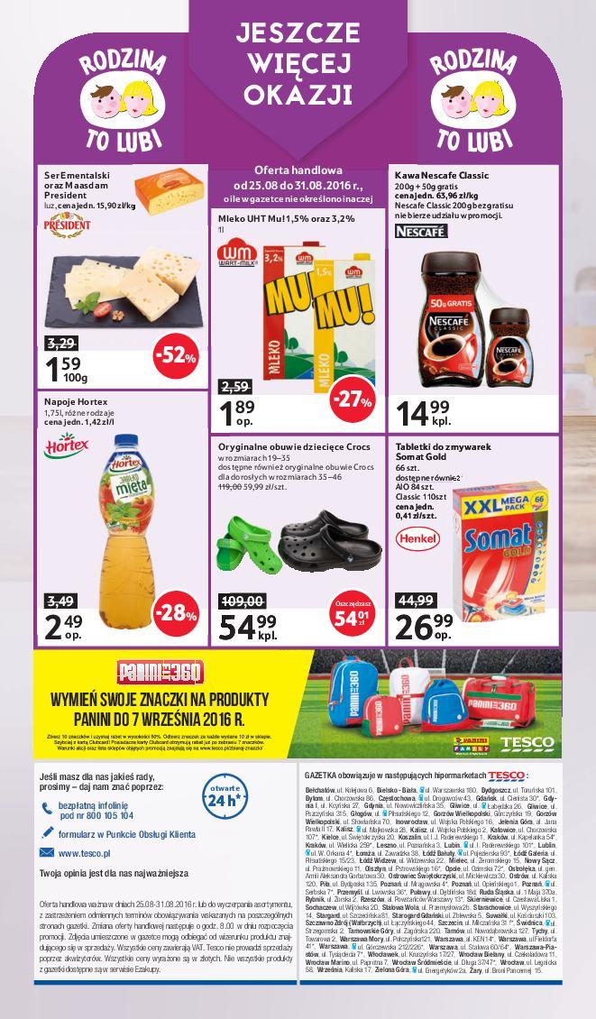 Gazetka promocyjna Tesco do 31/08/2016 str.32