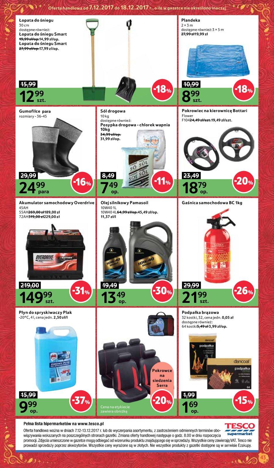 Gazetka promocyjna Tesco do 13/12/2017 str.43