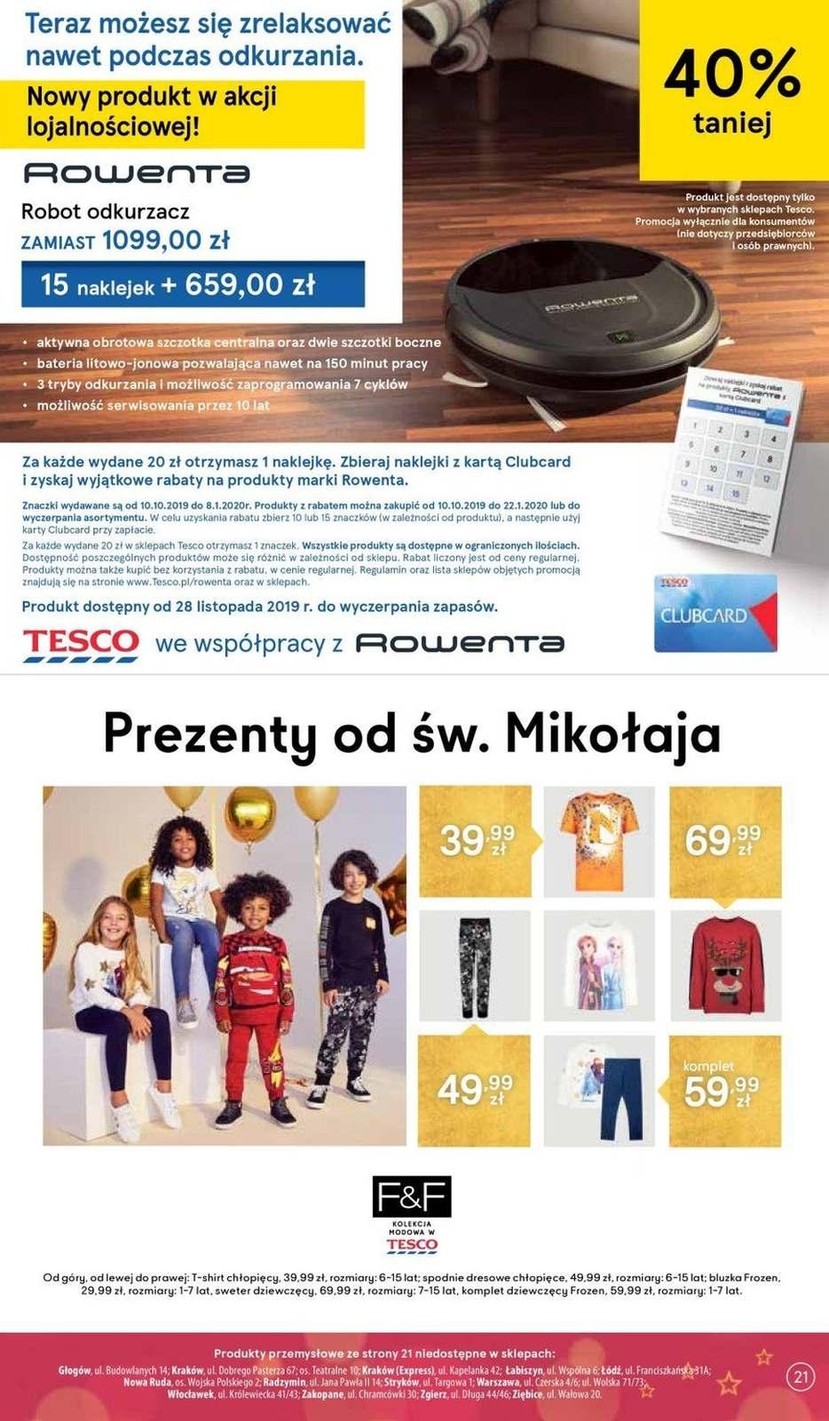 Gazetka promocyjna Tesco do 11/12/2019 str.21