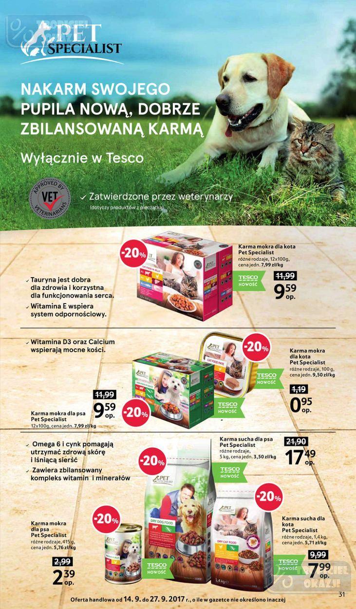 Gazetka promocyjna Tesco do 20/09/2017 str.31