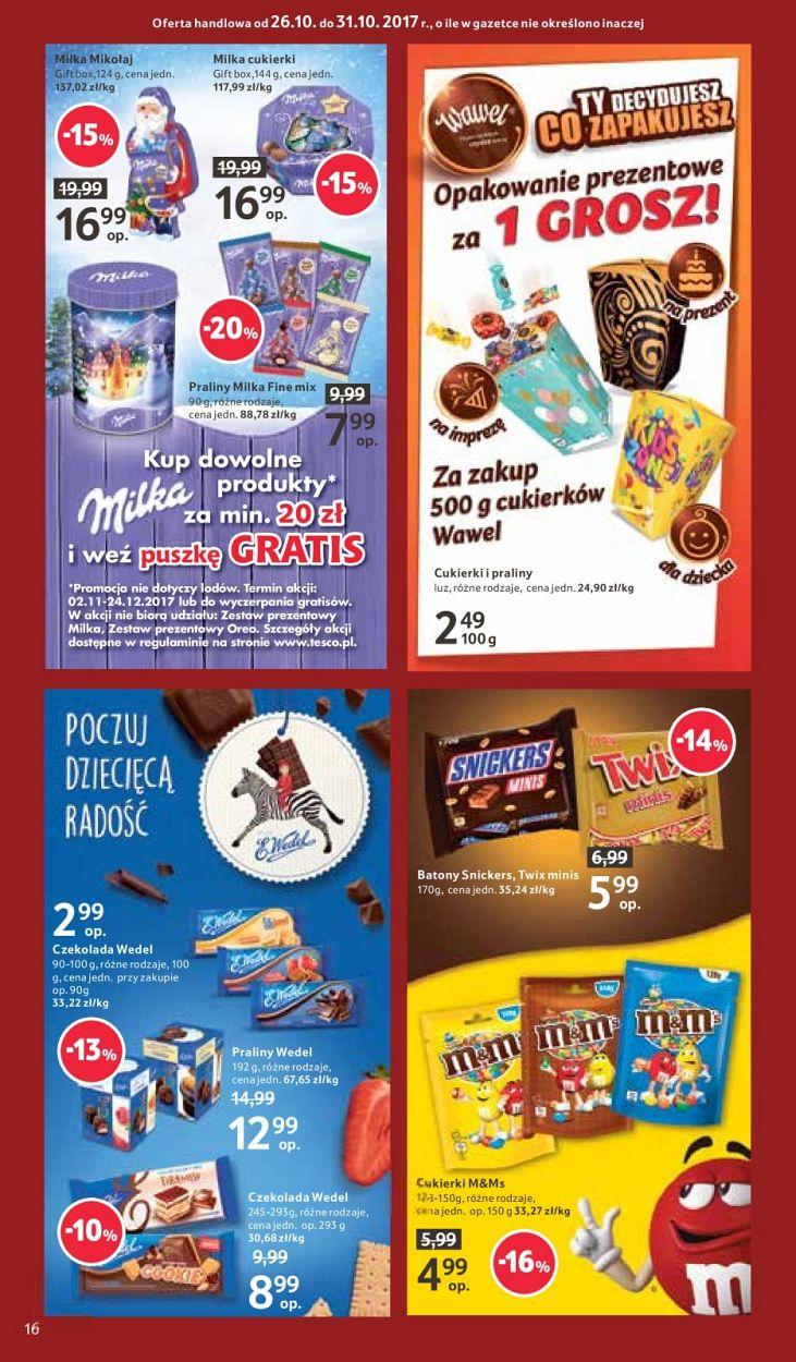 Gazetka promocyjna Tesco do 31/10/2017 str.16