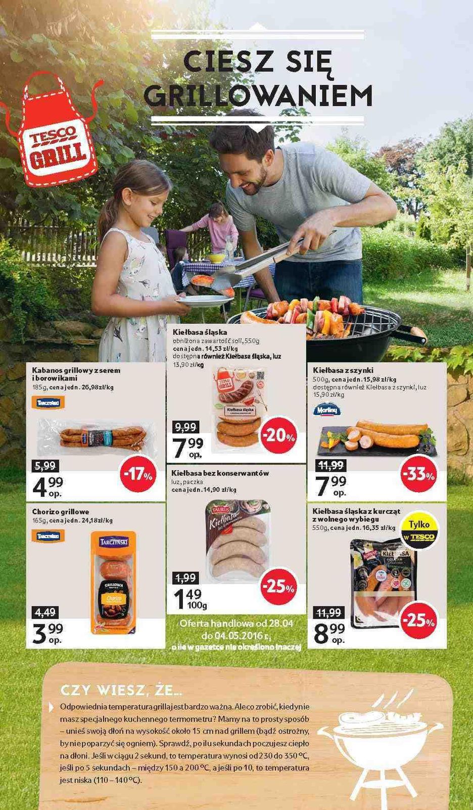 Gazetka promocyjna Tesco do 04/05/2016 str.14