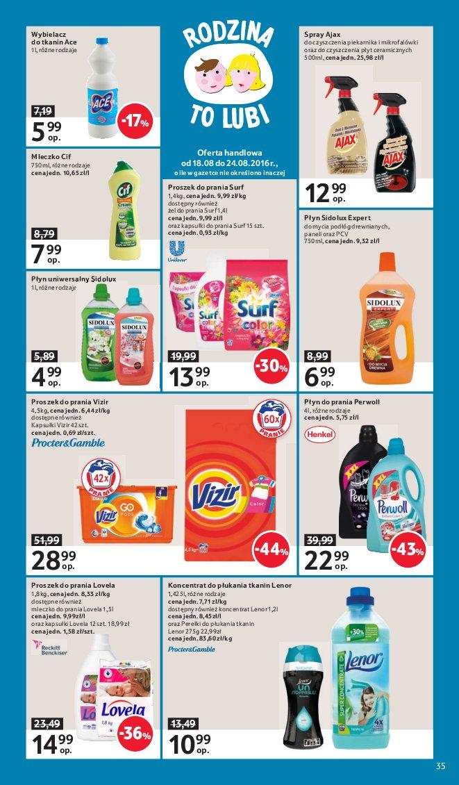 Gazetka promocyjna Tesco do 24/08/2016 str.35