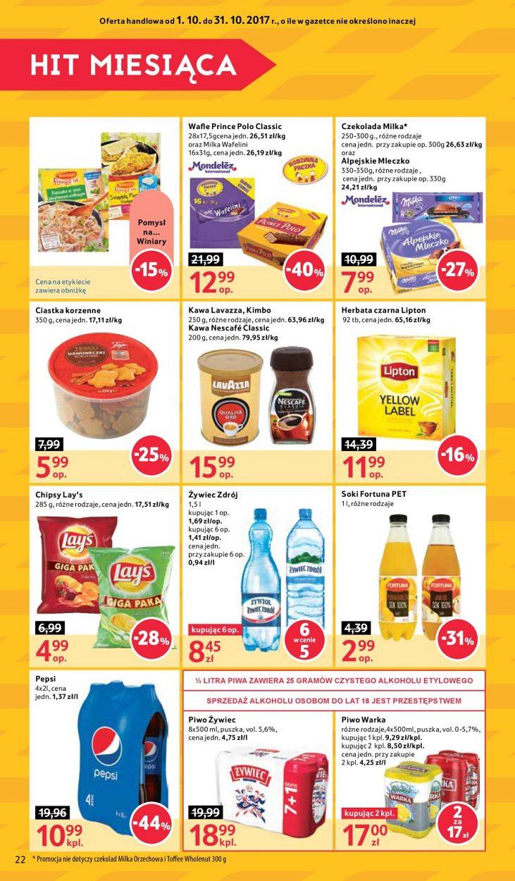 Gazetka promocyjna Tesco do 11/10/2017 str.22