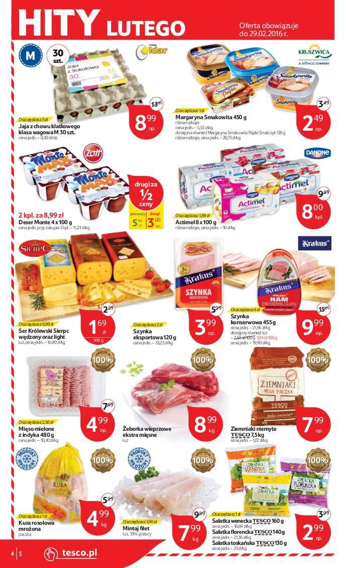 Gazetka promocyjna Tesco do 17/02/2016 str.4