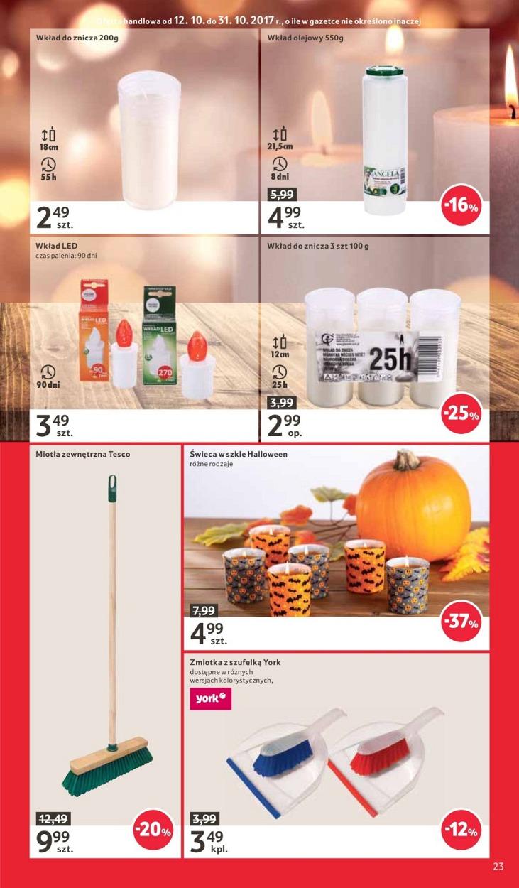 Gazetka promocyjna Tesco do 25/10/2017 str.23