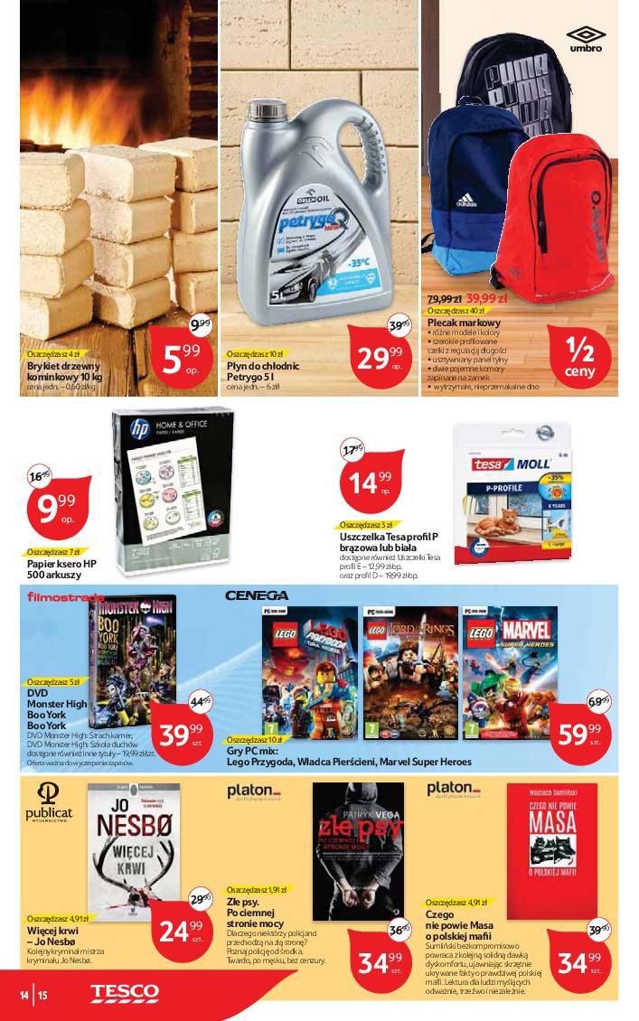 Gazetka promocyjna Tesco do 09/11/2015 str.14