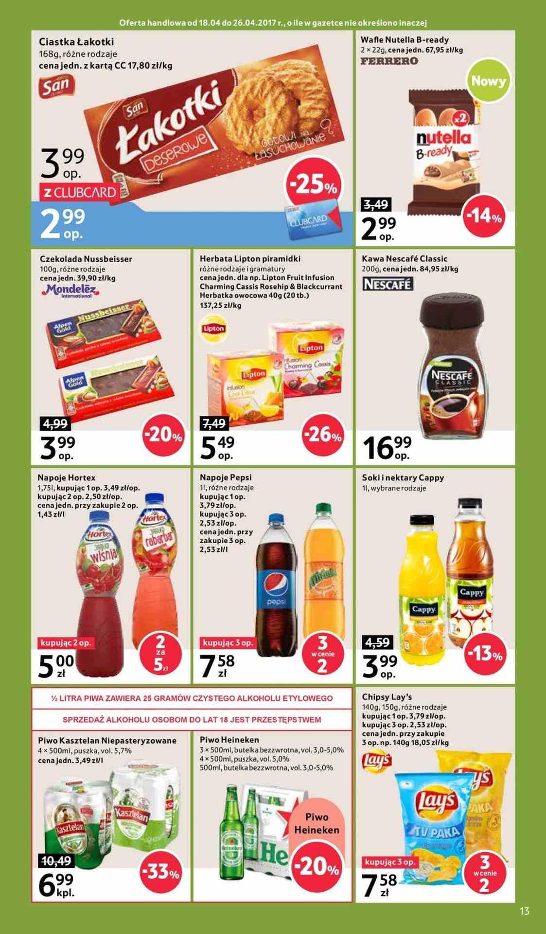 Gazetka promocyjna Tesco do 26/04/2017 str.13