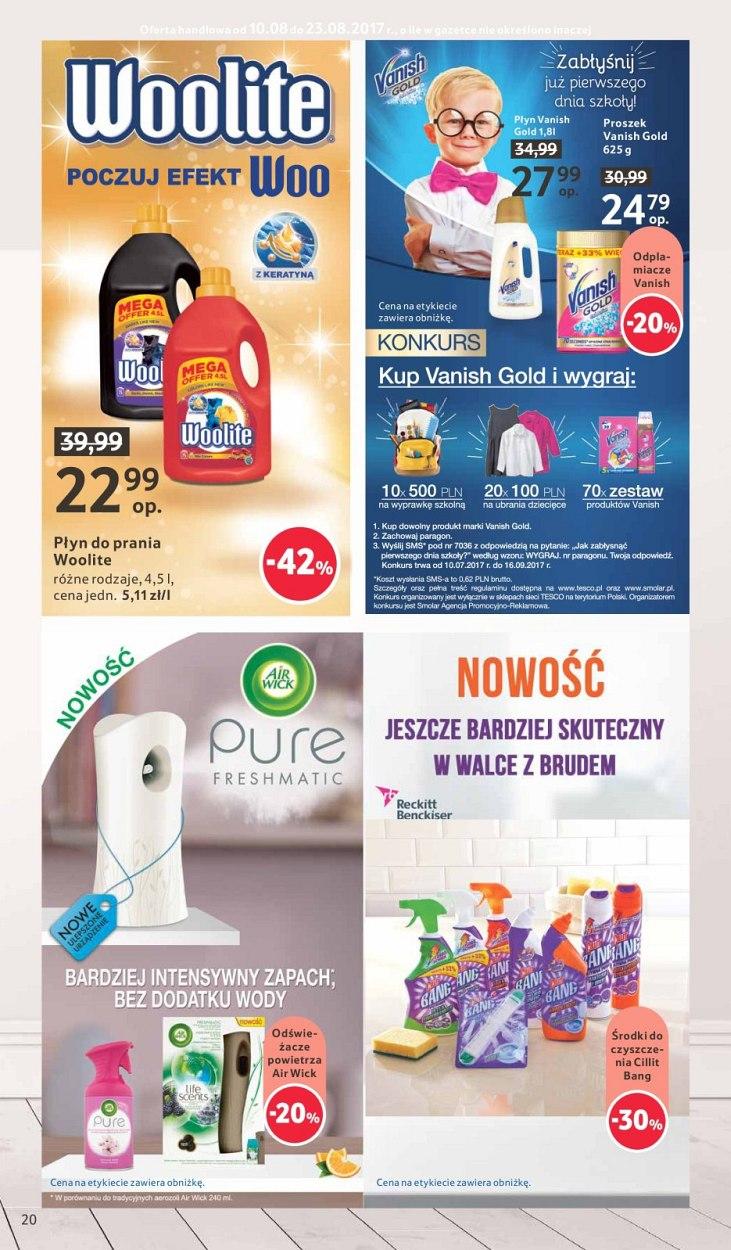 Gazetka promocyjna Tesco do 16/08/2017 str.20