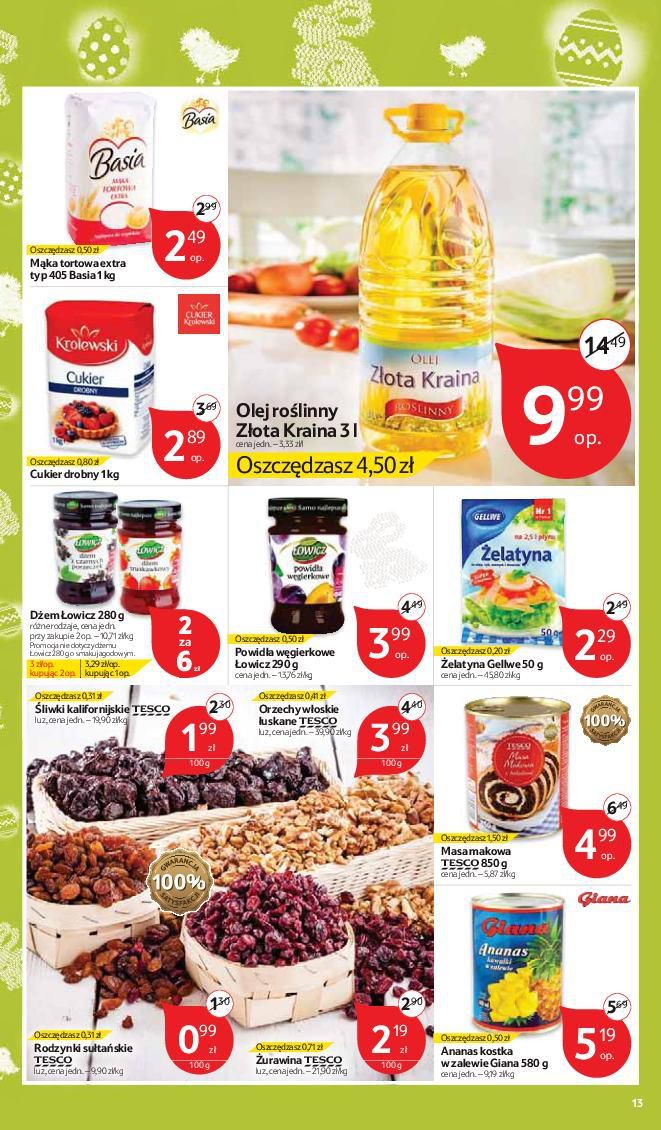 Gazetka promocyjna Tesco do 16/03/2016 str.13