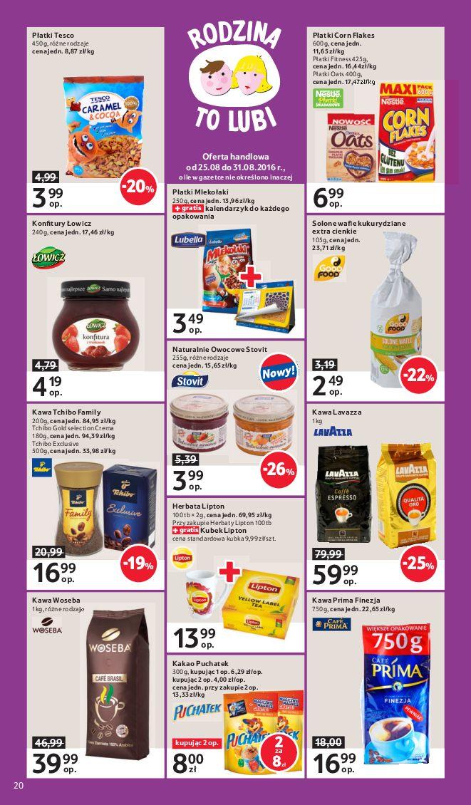 Gazetka promocyjna Tesco do 31/08/2016 str.20