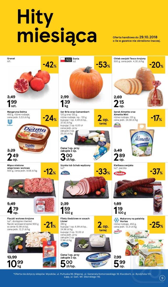 Gazetka promocyjna Tesco do 24/10/2018 str.9