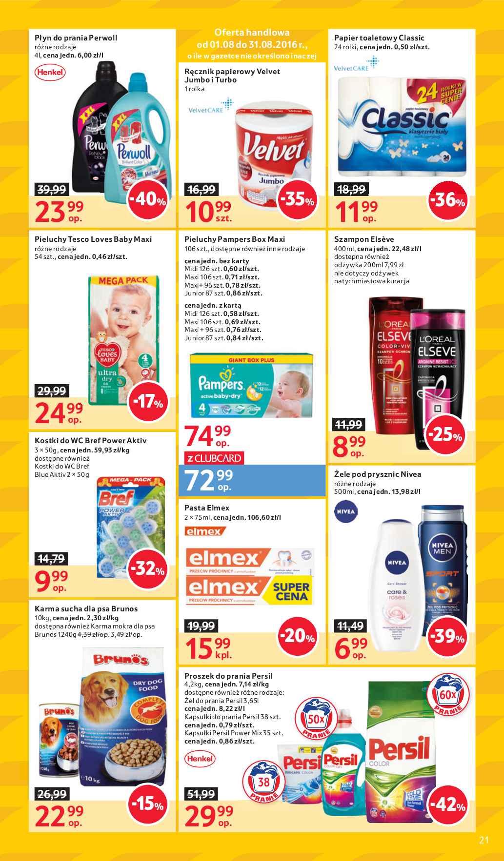 Gazetka promocyjna Tesco do 10/08/2016 str.21