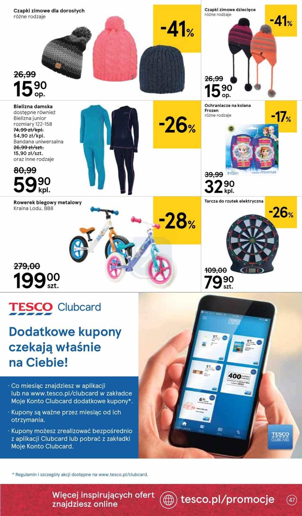 Gazetka promocyjna Tesco do 05/12/2018 str.47